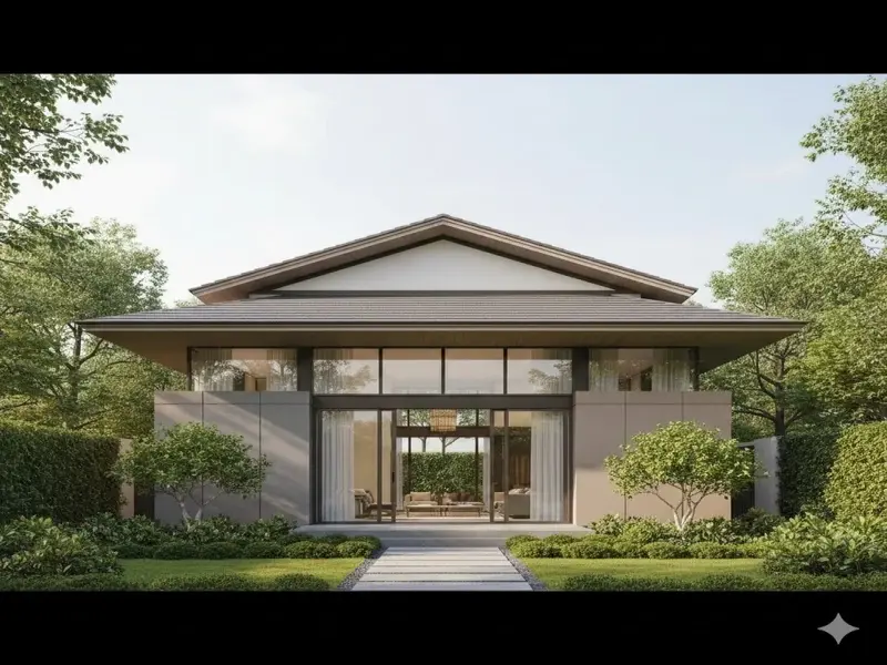 95+ mẫu nhà mái Nhật đẹp kiến tạo không gian sống 2026