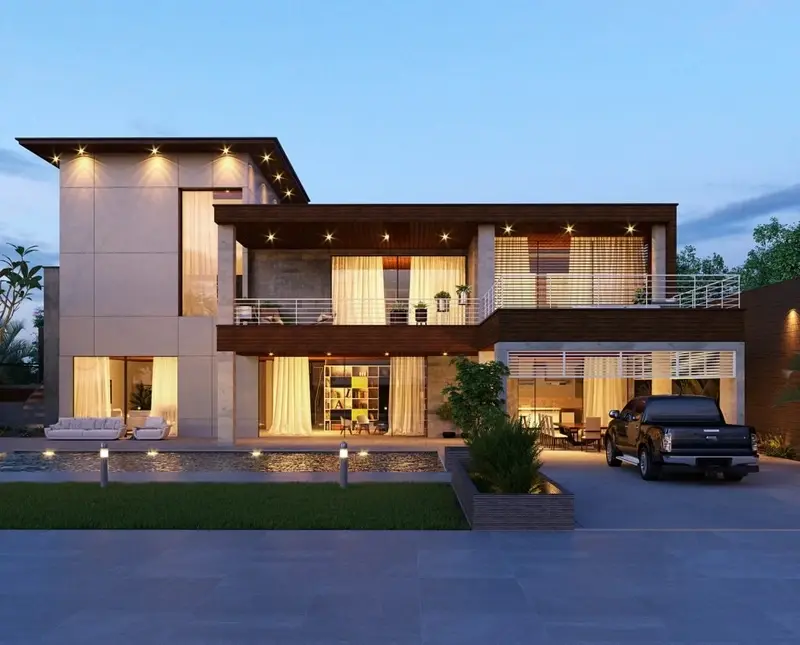 88+ mẫu nhà mái bằng 2 tầng phong cách mới khiến ai cũng mê