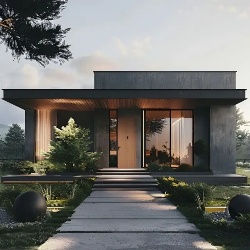 60+ Mẫu nhà mái bằng sân vườn phong cách hiện đại tinh tế