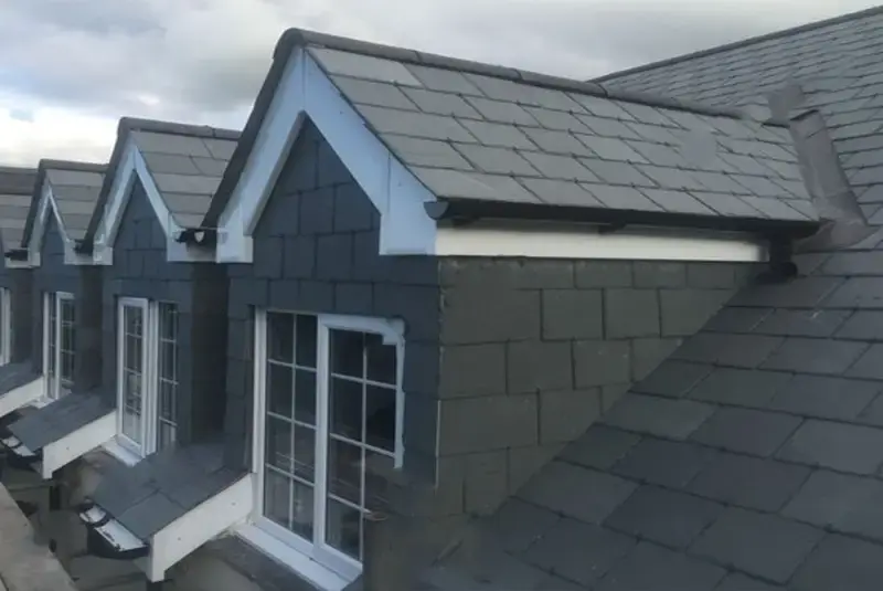 Mái Mansard lợp đá Slate đẹp mắt nâng tầm giá trị nhà bạn