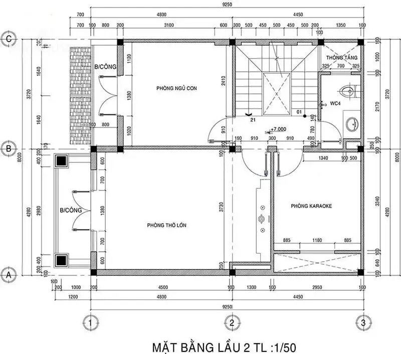 Bản vẽ nhà mái Mansard giải pháp không gian đẹp hiện đại