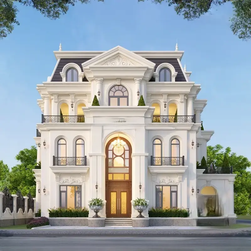 Nhà mái Mansard Châu Âu giải pháp nâng tầm không gian sống