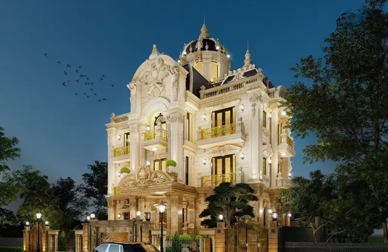 Nhà mái Mansard kiểu Pháp thể hiện đẳng cấp thượng lưu