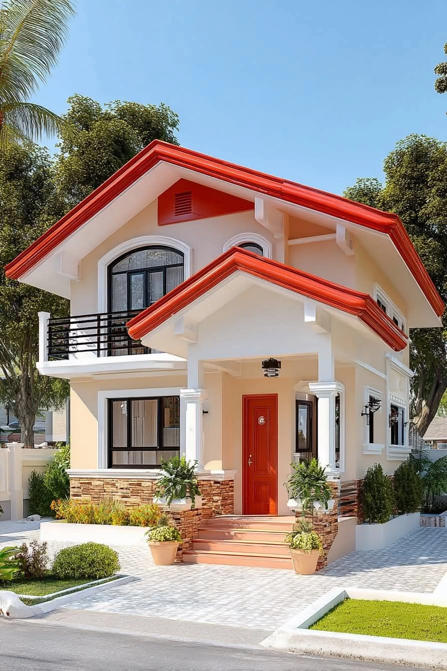 Xu hướng biệt thự mái nhật cho gia đình trẻ