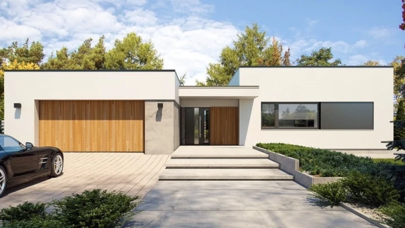 Hòa hợp thiên nhiên trong biệt thự mái bằng nhà vườn