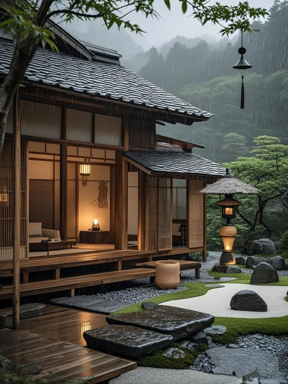 Đá tự nhiên ốp mặt tiền nhà mái nhật mang lại vẻ đẹp vĩnh cửu