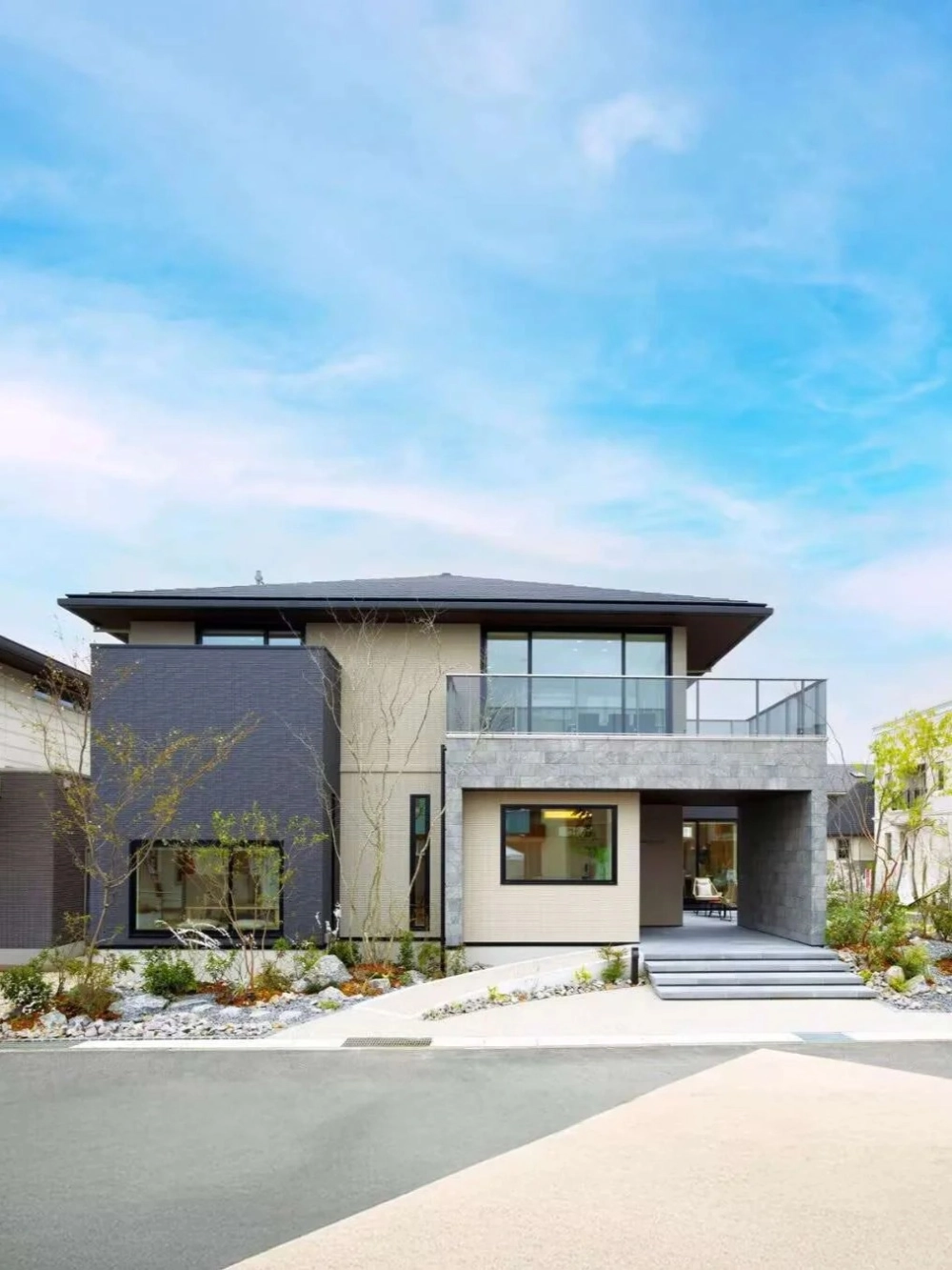 Đèn led trang trí mặt tiền nhà mái nhật tạo hiệu ứng ánh sáng lung linh