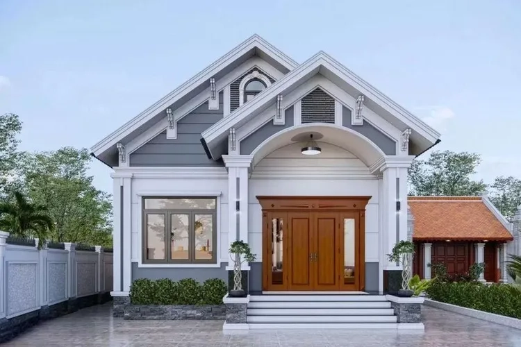 Sự tinh xảo của mặt tiền nhà mái thái tân cổ điển