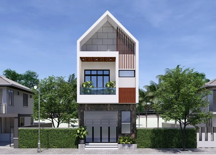 Giữ hồn mặt tiền nhà mái thái truyền thống quen thuộc