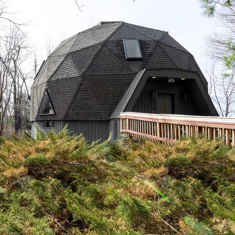 Kiểu mặt tiền nhà vòm tròn ấn tượng