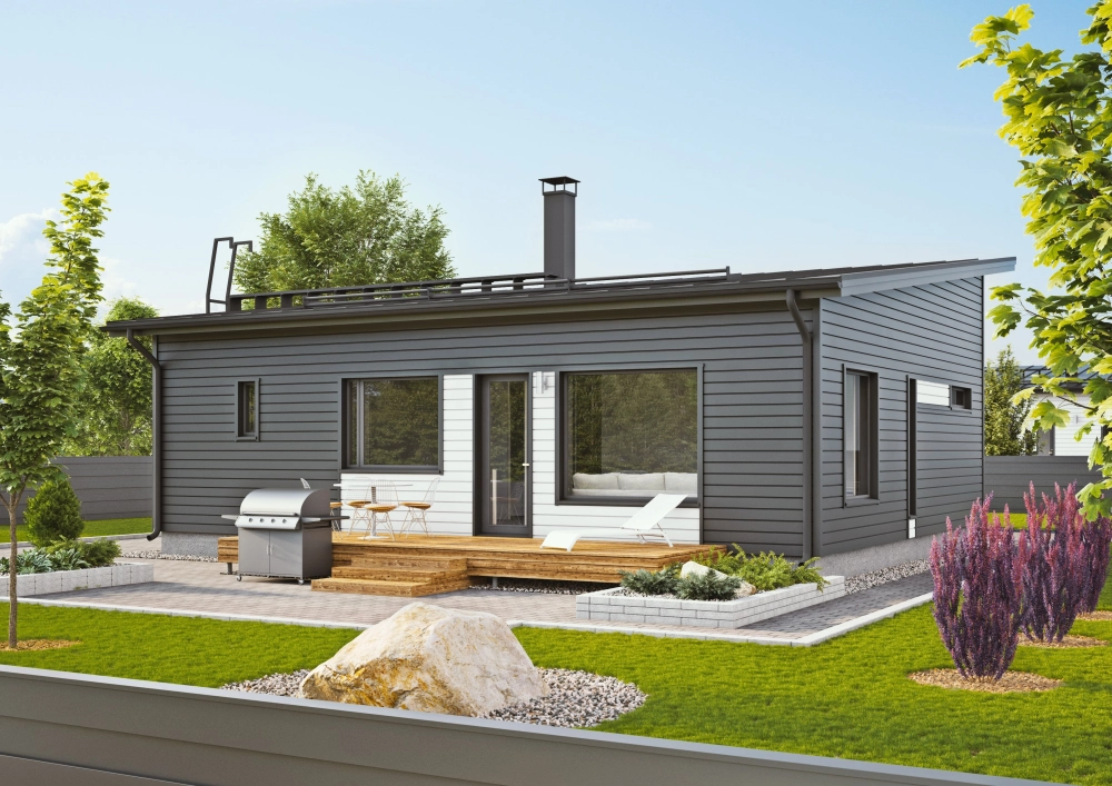 Mẫu nhà mái lệch cấp 4 được nhiều gia đình chọn