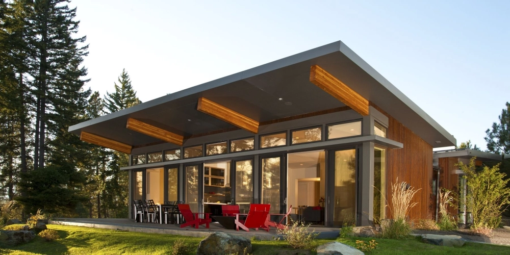 Hình ảnh nhà cấp 4 mái lệch truyền cảm hứng xây dựng