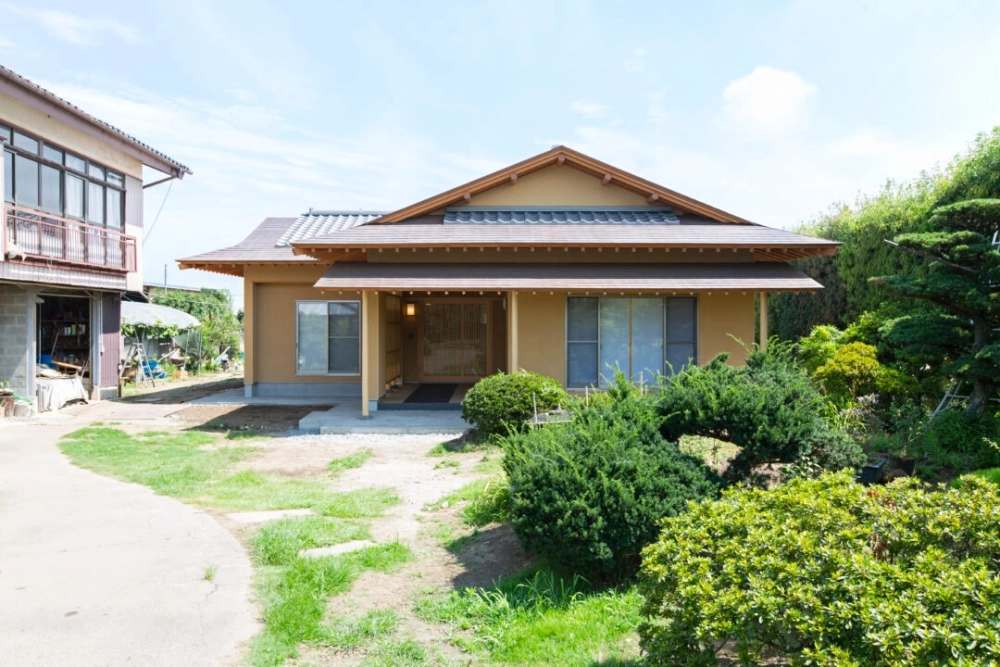 Thiết kế nhà cấp 4 mái nhật 1 phòng thờ trang nghiêm