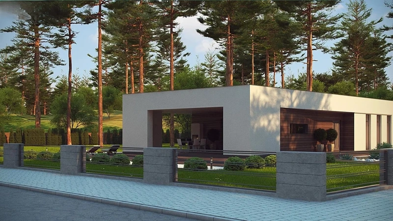 Ngôi nhà phố sang trọng nhà mái bằng 3 phòng ngủ nhà phố