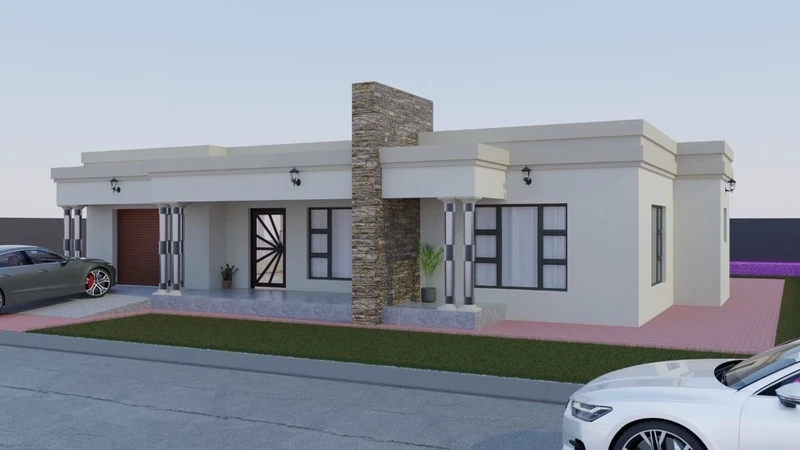 Không gian rộng rãi nhà mái bằng 4 phòng ngủ 1 tầng