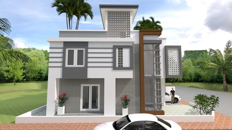 Tiện ích cấp 4 với nhà mái bằng 4 phòng ngủ cấp 4