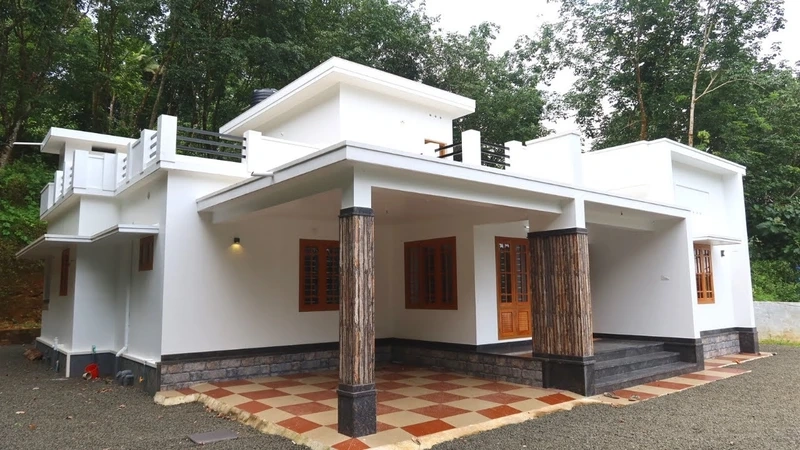 Ý tưởng thiết kế nhà mái bằng có gác lửng sáng tạo