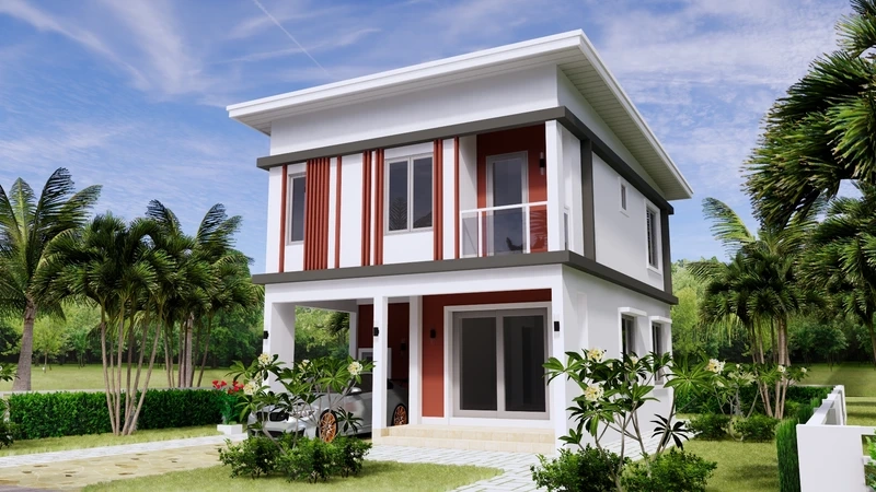 Sáng tạo và hiện đại thiết kế nhà mái bằng giá rẻ