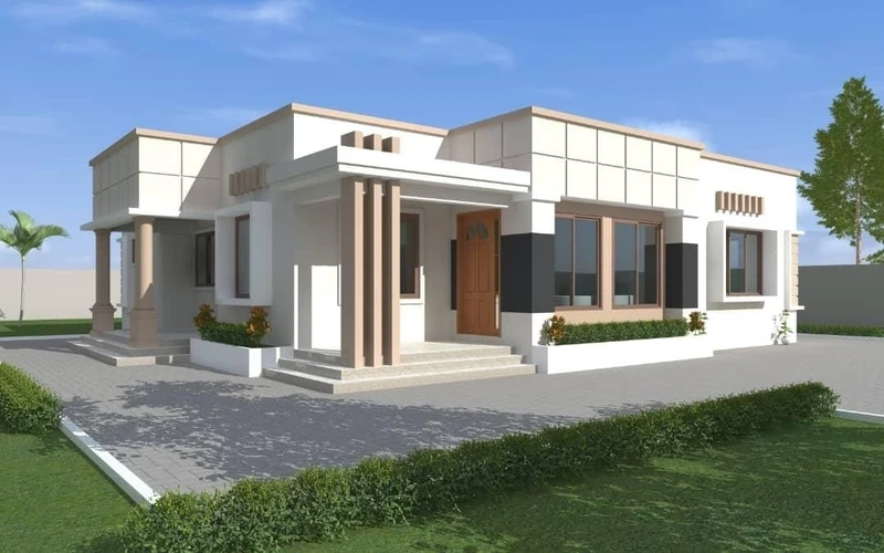 Tối giản thanh lịch nhà mái bằng giá rẻ tối giản