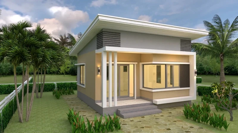 Dễ xây dựng và tiện lợi nhà mái bằng giá rẻ dễ xây