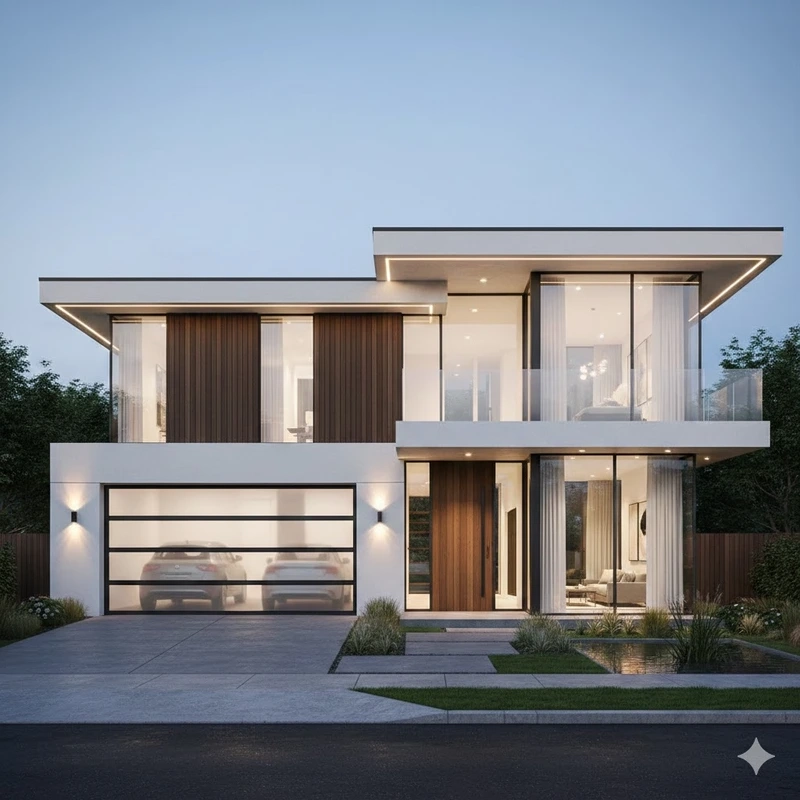 Nổi bật tại thành phố nhà mái bằng hiện đại thành phố