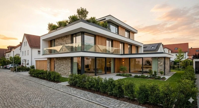 Khám phá nhà mái bằng phổ biến hiện nay tiện nghi