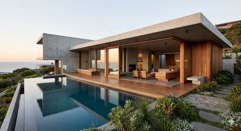 Kiểu nhà hiện đại tiện nghi kiểu nhà mái bằng phổ biến