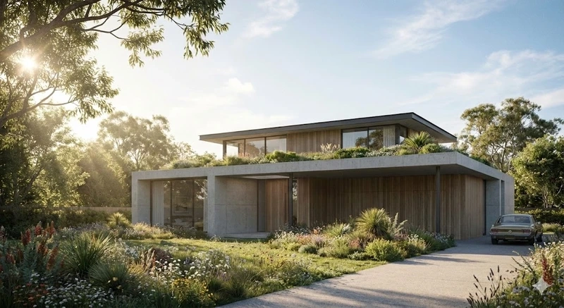 Thiết kế gác lửng thông minh nhà mái bằng phổ biến có gác lửng