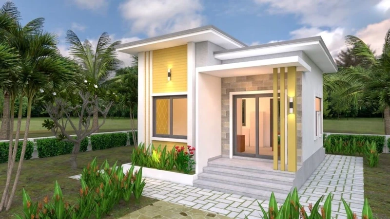 Khám phá nhà mái bằng sân vườn đẹp tiện nghi và sang trọng