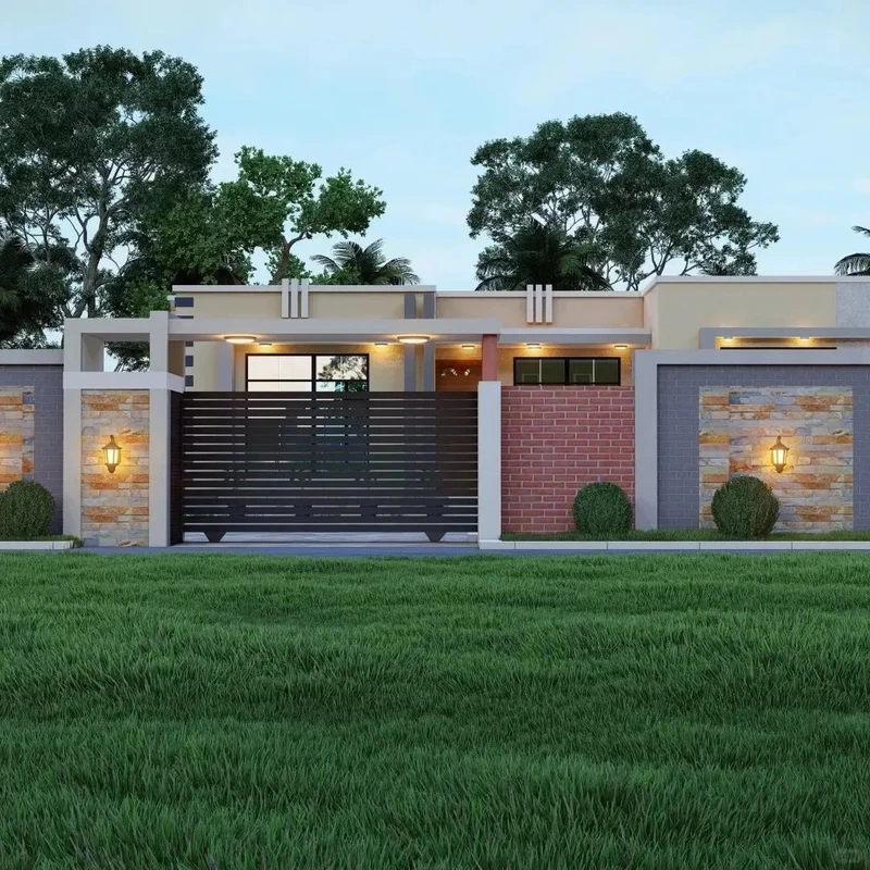 Ngoại ô thanh bình nhà mái bằng sân vườn ngoại ô