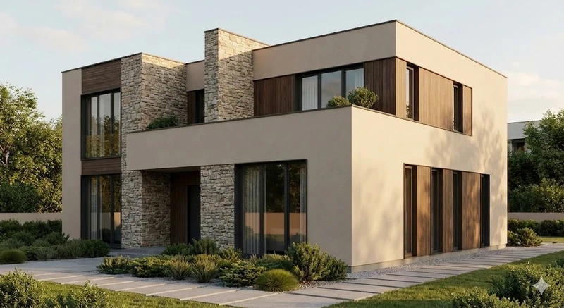 Mẫu nhà mái bằng vuông là như thế nào?