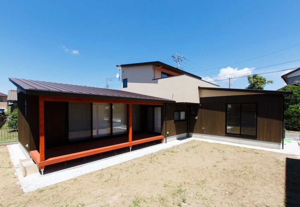 Mẫu nhà mái lệch chữ L đẹp thu hút mọi ánh nhìn