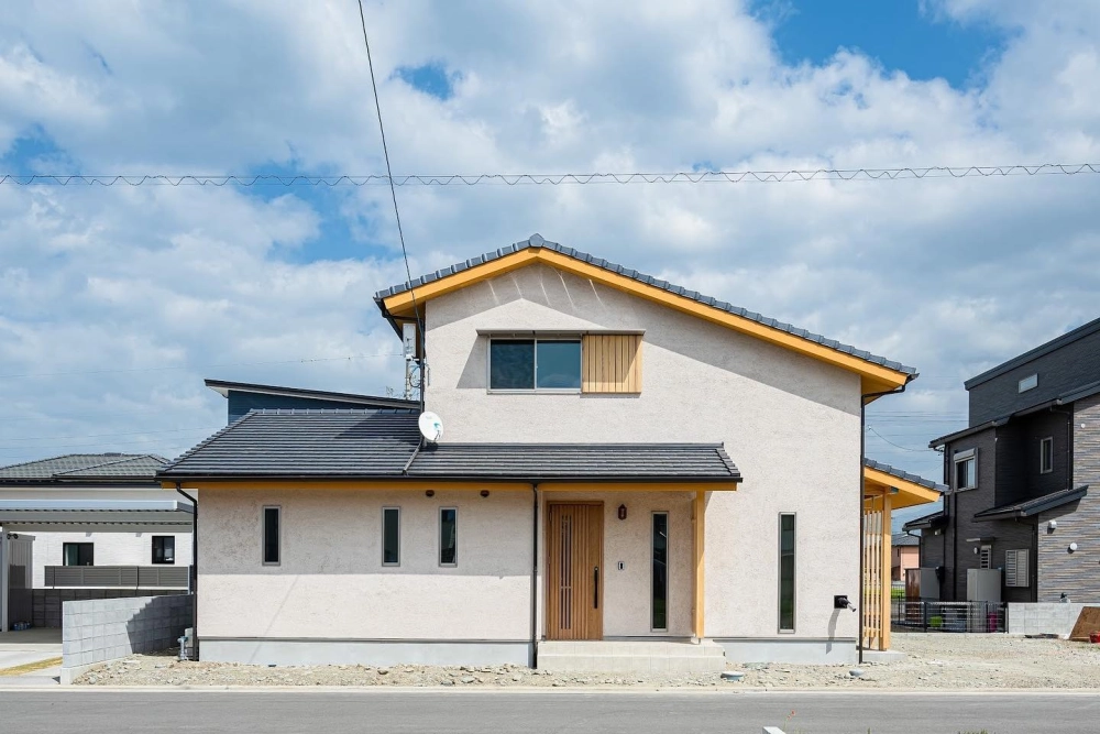 Phối cảnh nhà mái lệch hiện đại rõ nét kiến trúc