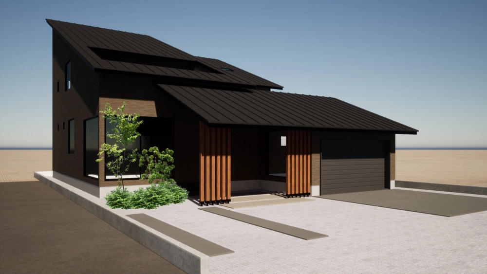 Nhà mái lệch phá cách tạo dấu ấn khác biệt