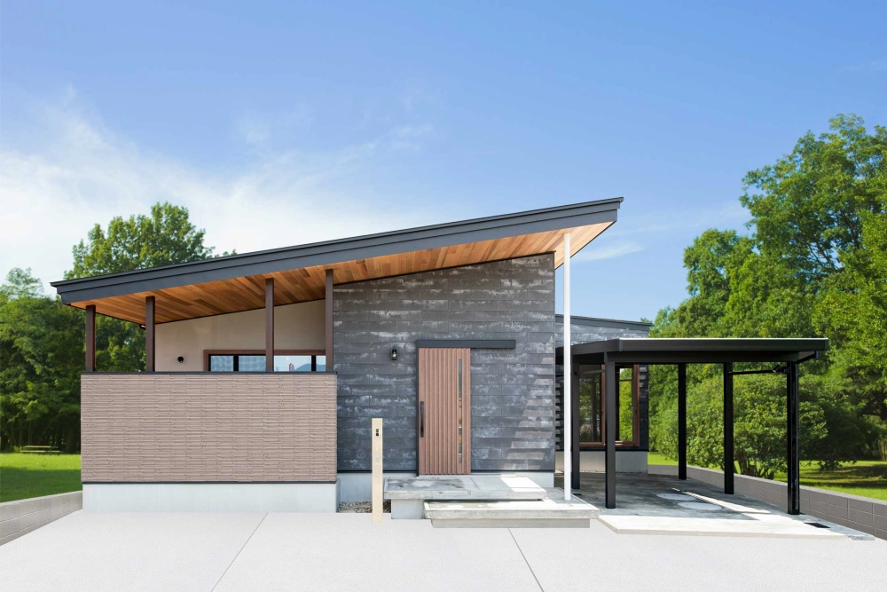 Nhà mái lệch hẹp vẫn đảm bảo công năng sinh hoạt