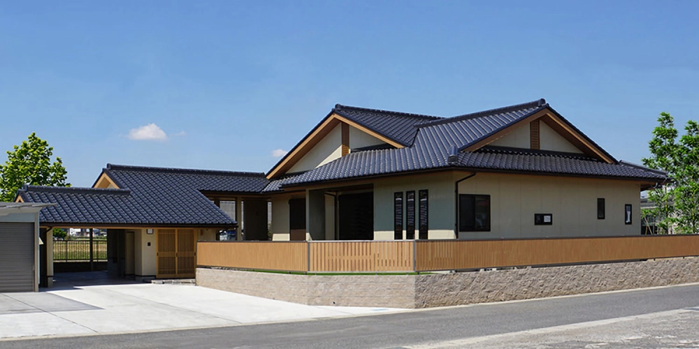 Nhà mái nhật 1 tầng 100m2 nhỏ gọn và ấm cúng