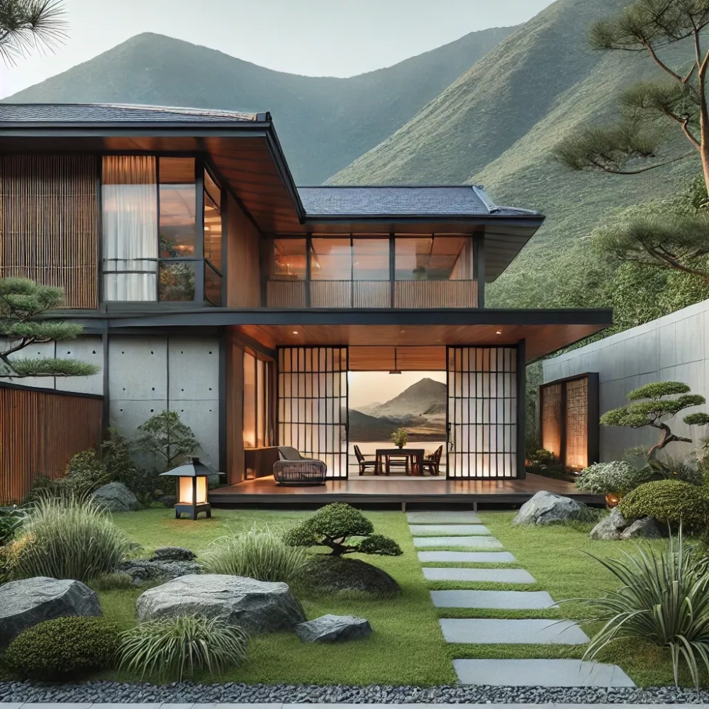 Nội thất nhà mái nhật 3 tầng sang trọng và tiện nghi