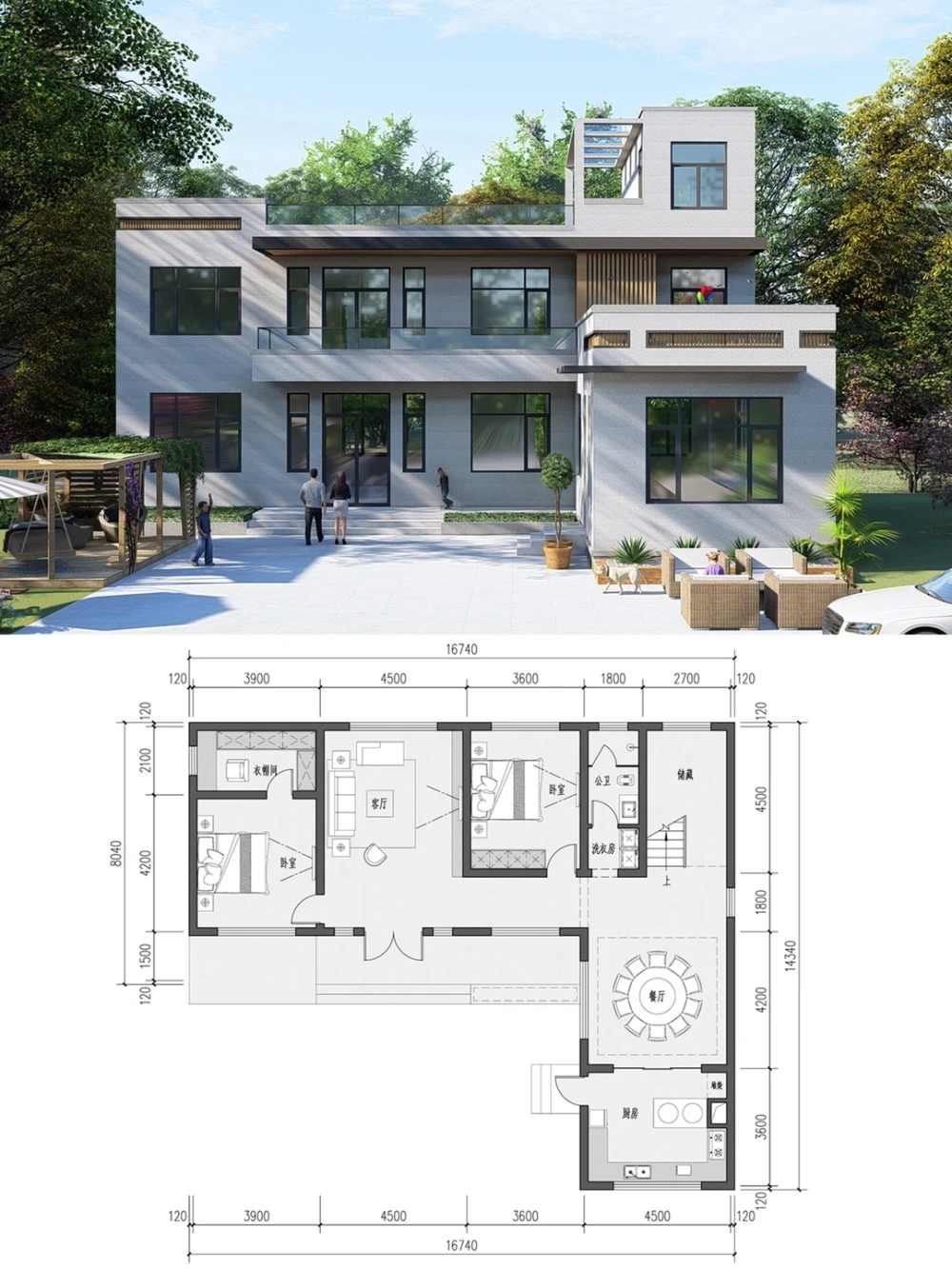 Ước tính chi phí xây nhà chữ l mái nhật chi tiết nhất