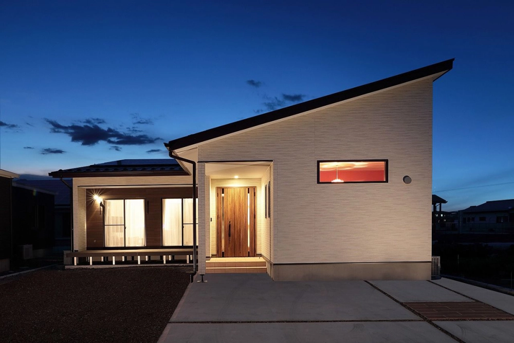 Phối cảnh 3D nhà mái nhật đơn giản 1 tầng đẹp mắt