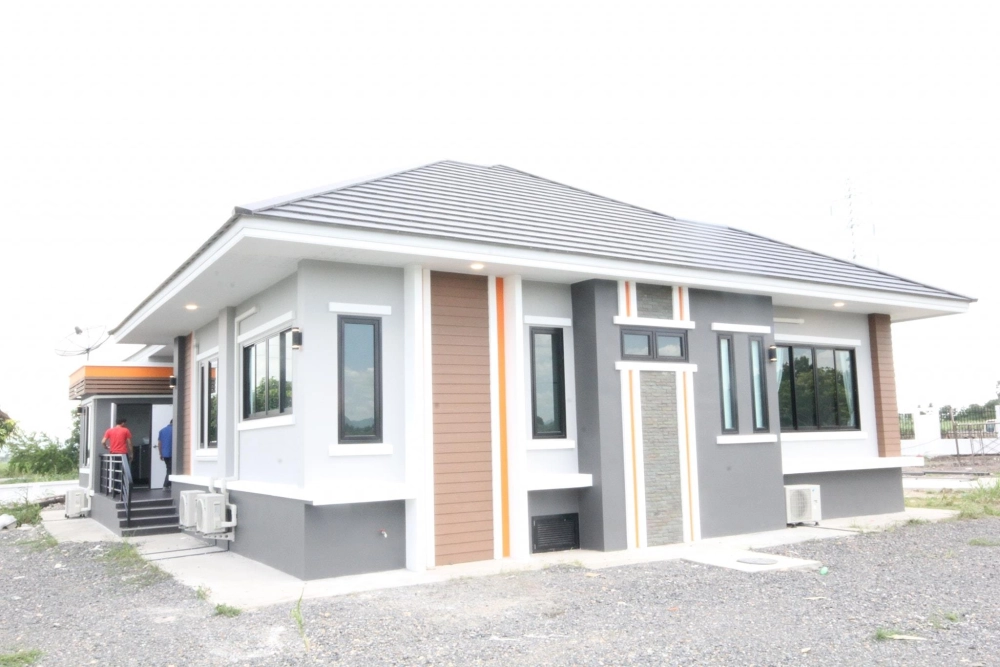 Phối cảnh 3D nhà mái nhật nông thôn đẹp lung linh về đêm