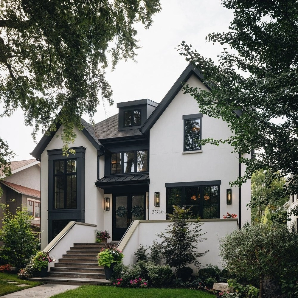 Màu ngói nhà tân cổ điển mái nhật trầm ấm tạo vẻ bề thế