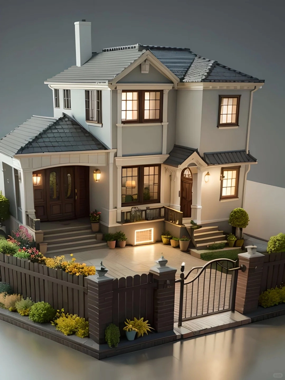 Kiến trúc nhà vuông mái nhật tối giản tôn vinh vẻ đẹp hình khối