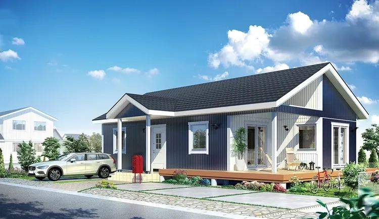 Dễ hình dung công năng qua bản vẽ nhà mái thái 1 tầng