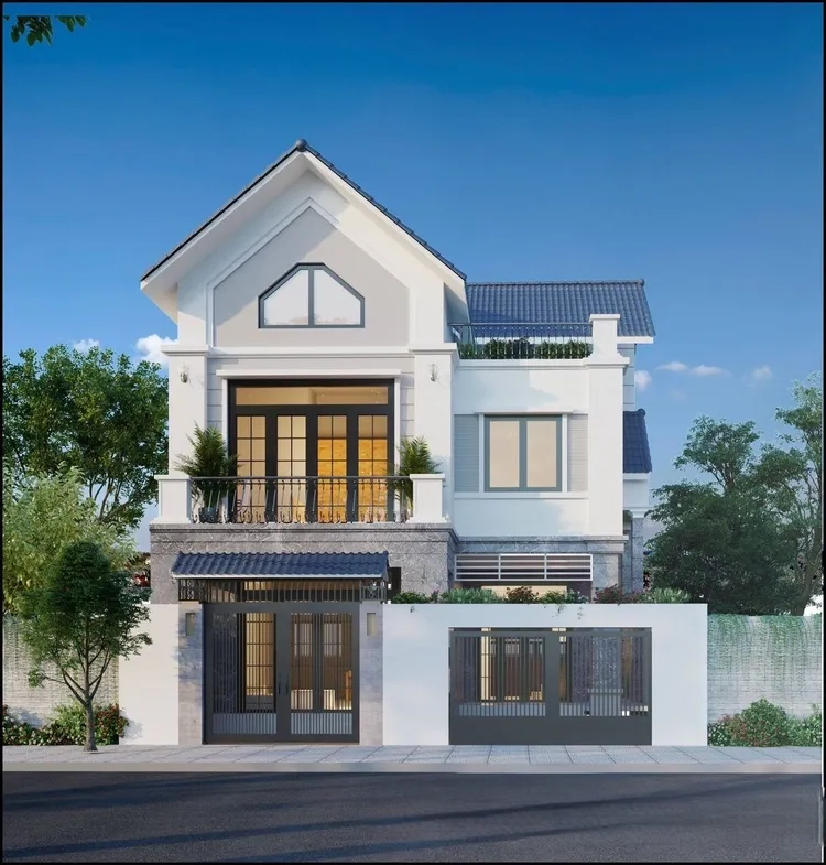 Giải pháp bố trí khoa học trong thiết kế nhà mái thái chữ l