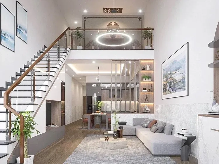 Giải pháp nhà mái thái có gác lửng tiết kiệm chi phí