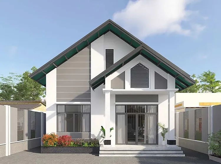 Lựa chọn nhà mái thái đơn giản mái tôn tiết kiệm