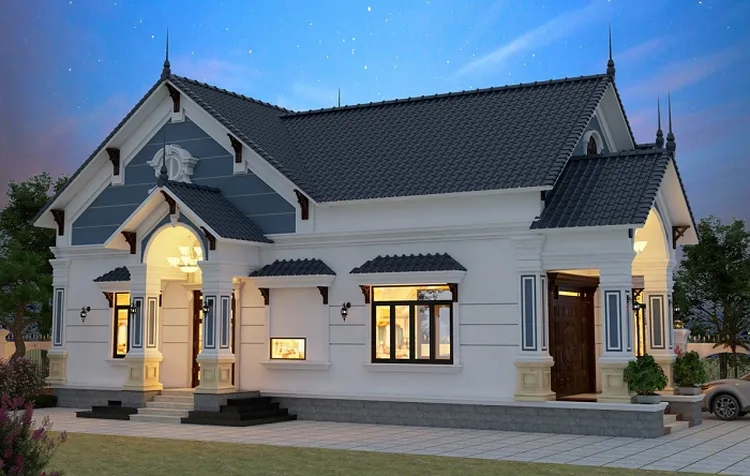 Phong cách mới mẻ từ nhà mái thái nhỏ hiện đại