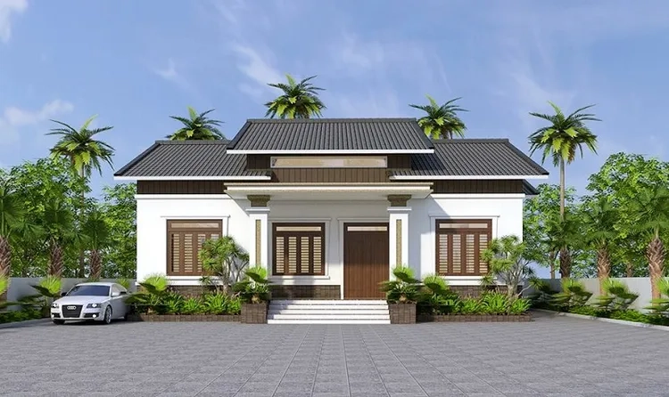 Nét bền vững của nhà mái thái nông thôn mái ngói