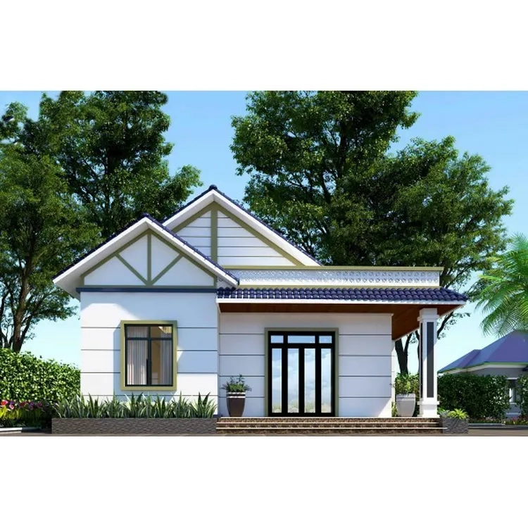 Trẻ trung hơn với nhà mái thái nông thôn phong cách hiện đại