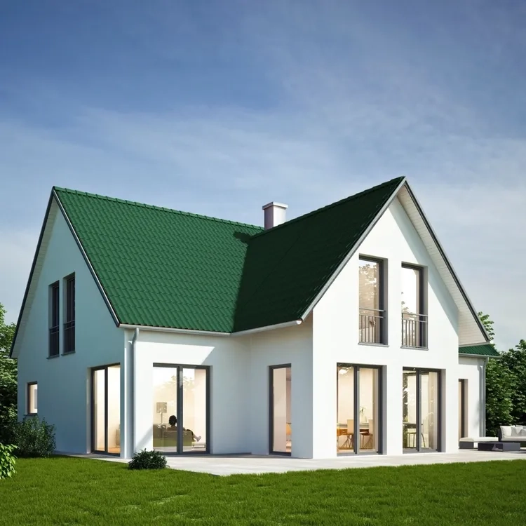 Nhà mái thái sân vườn ở quê thoáng mát dễ xây dựng